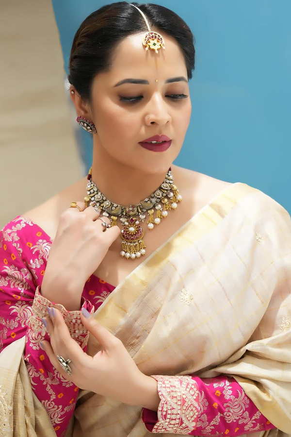 Anchor Anasuya Bharadwaj Latest Elegant Looks In Stylish Saree11