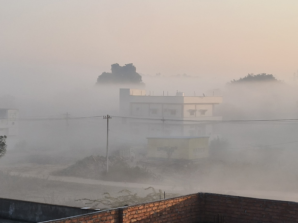 Cold Wave Hits telugu states photos goes viral11