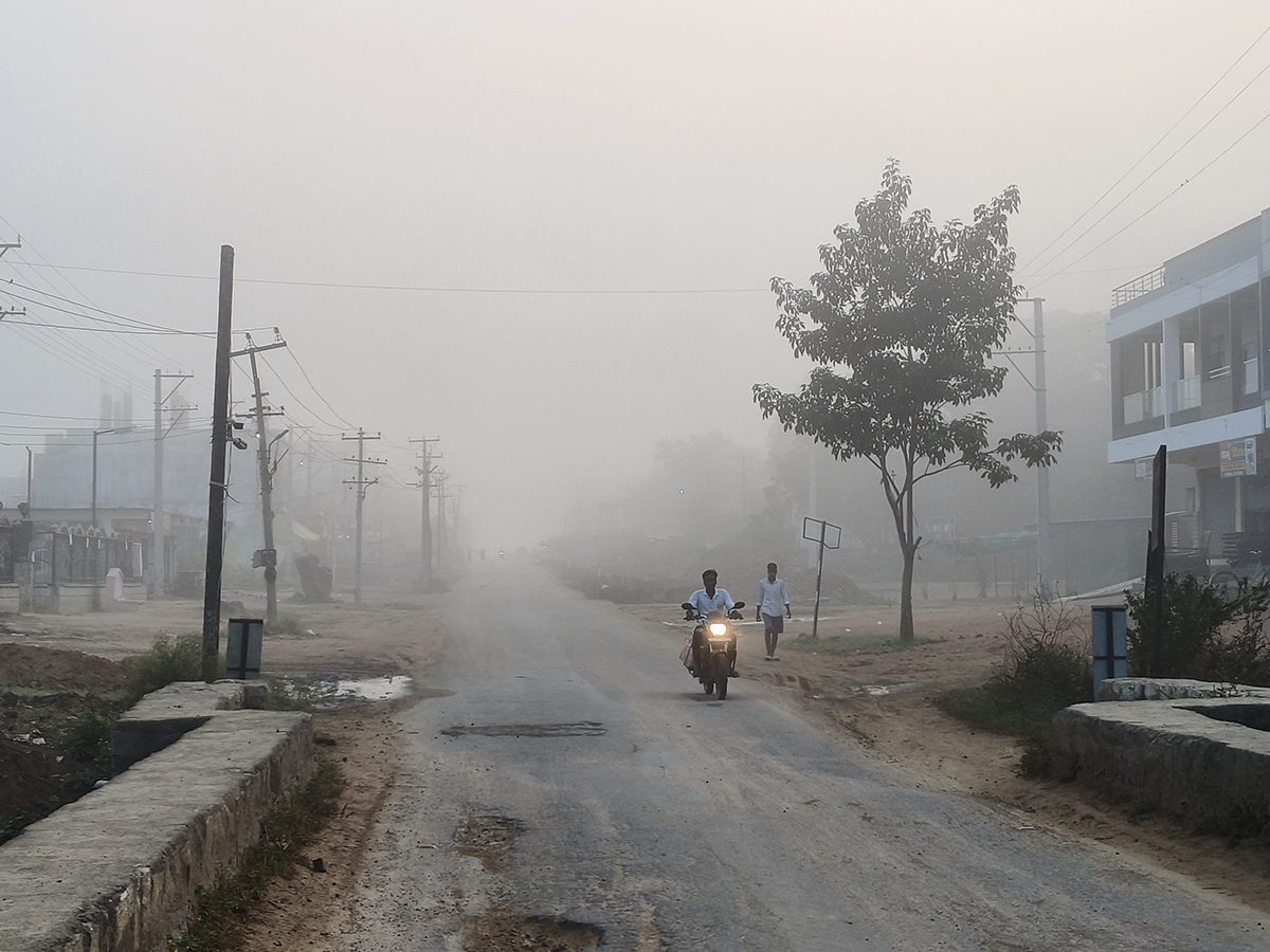 Cold Wave Hits telugu states photos goes viral16