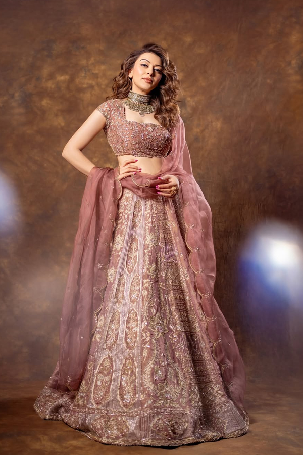 Tollywood Beauty Hansika Motwani In A Stunning Ghagra Choli7