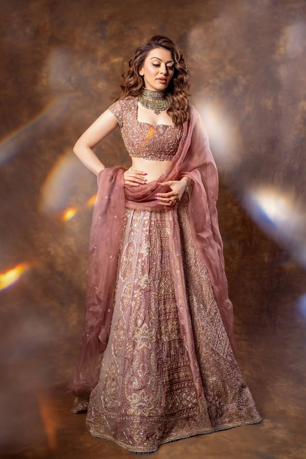 Tollywood Beauty Hansika Motwani In A Stunning Ghagra Choli10