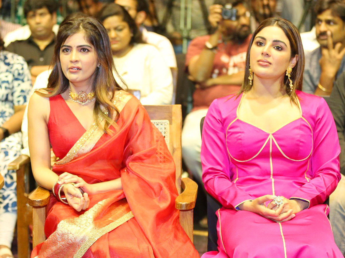 Amritha Aiyer And Samyuktha Menon Mesmerizing Looks in Bachhala Malli Pre Release Event Photos3