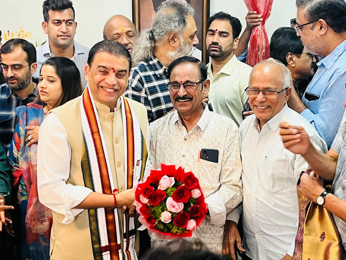 Dil Raju assumes charge as chairman of Telangana Film Development Corporation11