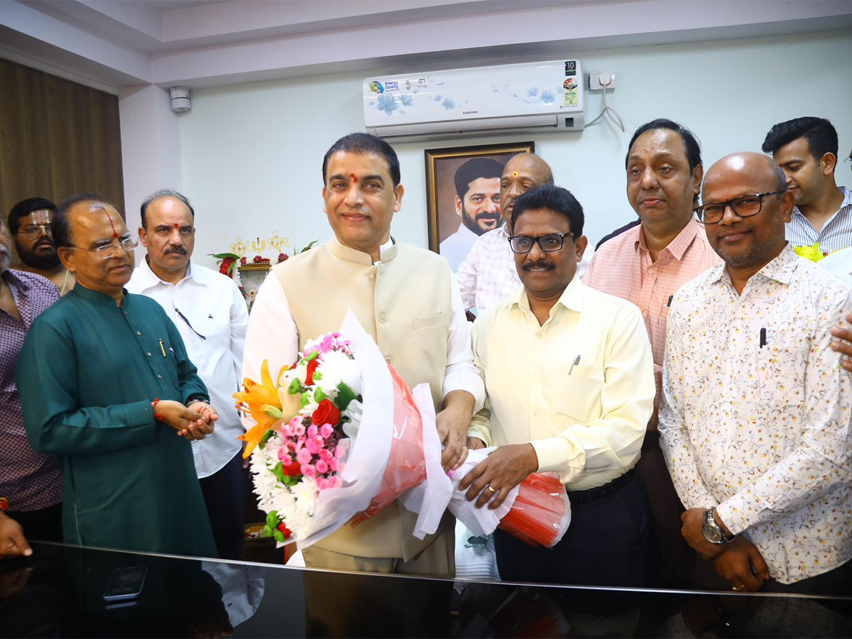 Dil Raju assumes charge as chairman of Telangana Film Development Corporation13