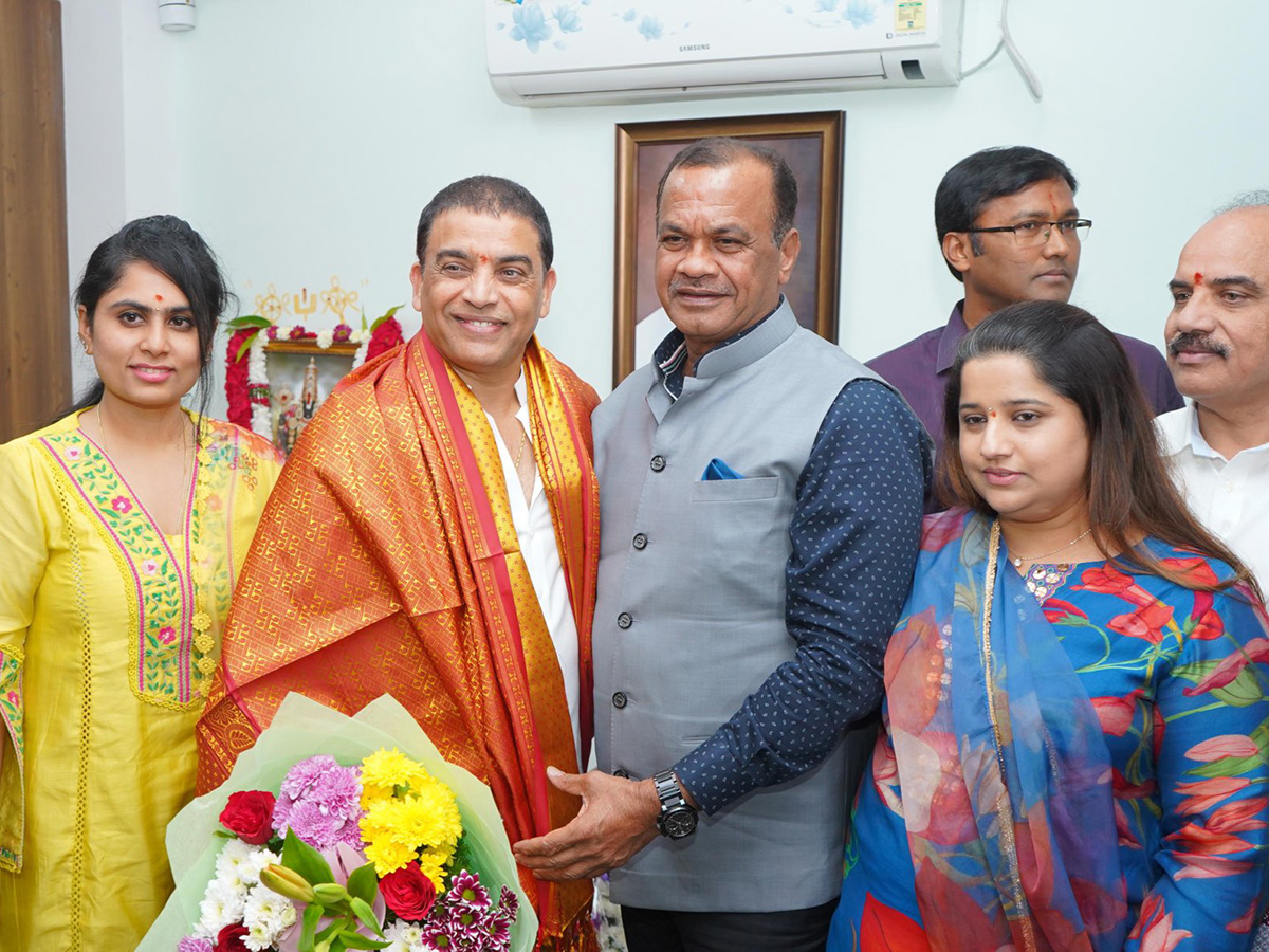 Dil Raju assumes charge as chairman of Telangana Film Development Corporation2