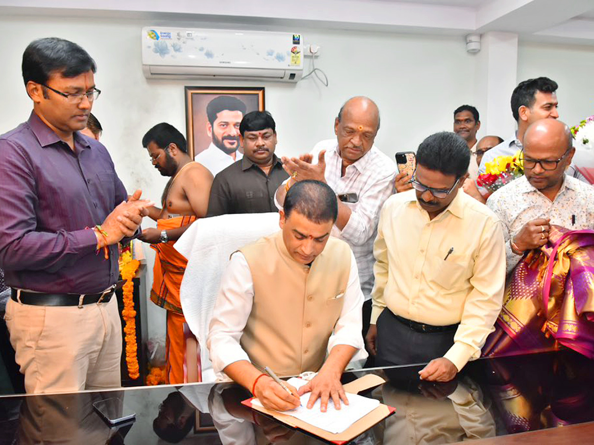 Dil Raju assumes charge as chairman of Telangana Film Development Corporation6