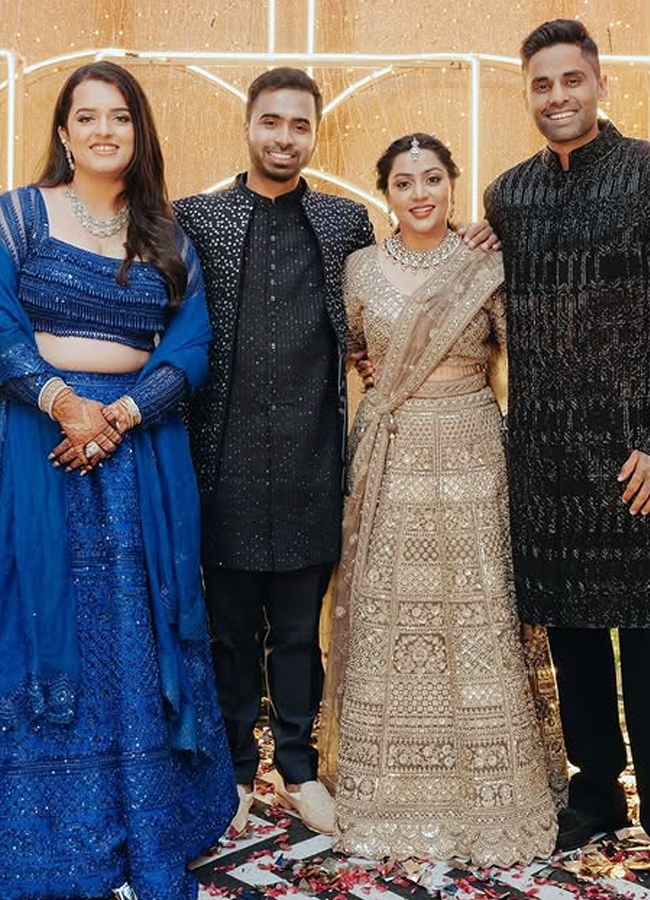 Suryakumar Yadav Shares candid pictures from his sister wedding Goes Viral5