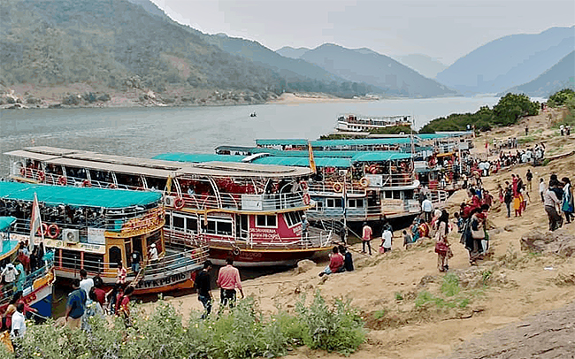 rajahmundry to papikondalu boat trip photos8