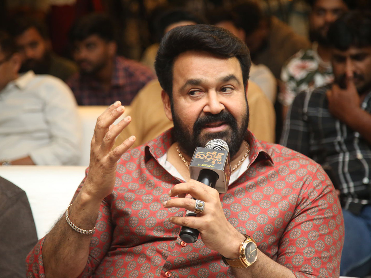 Mohanlal BARROZ 3D Movie Press Meet Photos3