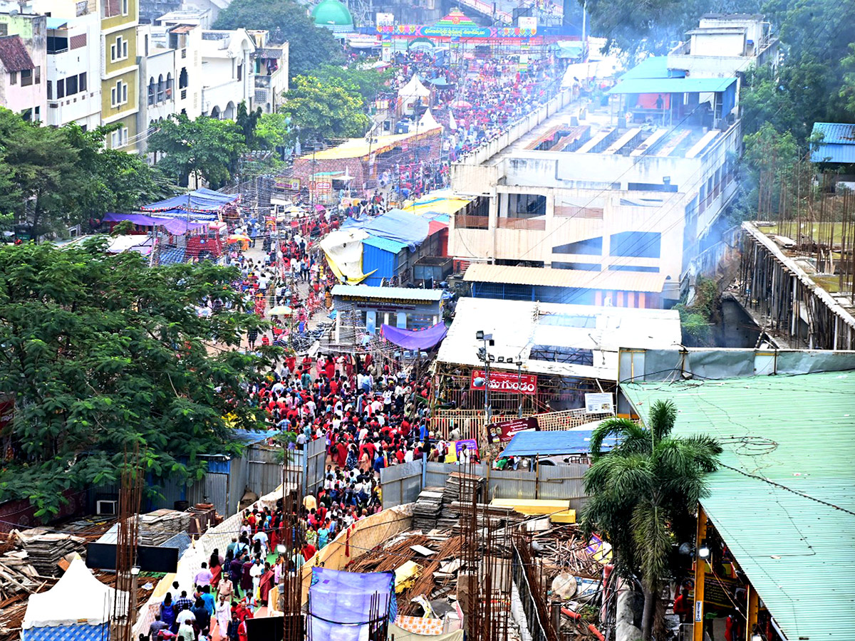 bhavani deeksha viramana at durga temple vijayawada photos2