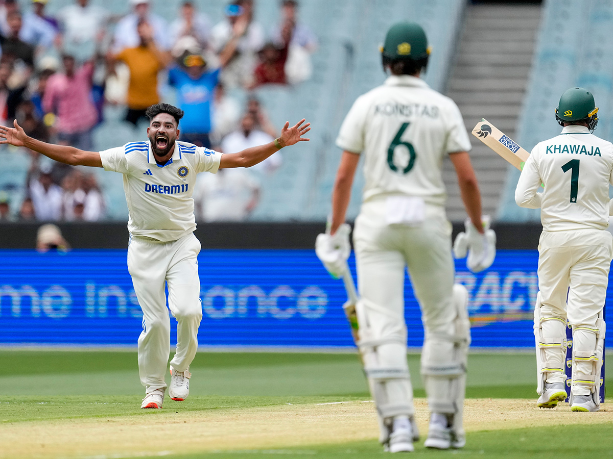 fourth cricket test between Australia and India at the Melbourne Cricket Ground28