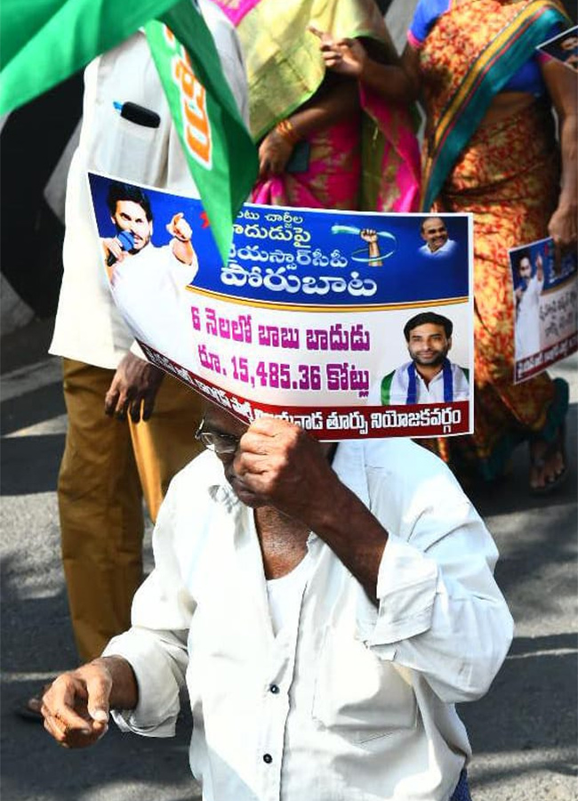 YSRCP Porubata On Electricity Charges Hike Photos8