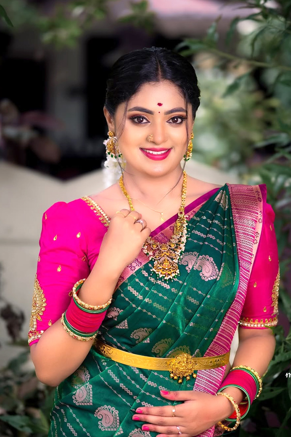 Maavaru Mastaru Serial Heroine Sangeetha Photos 10