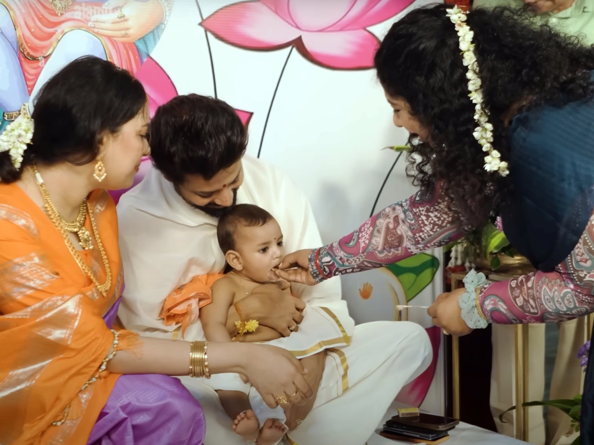 Singer Geetha Madhuri's son Annaprasana ceremony18