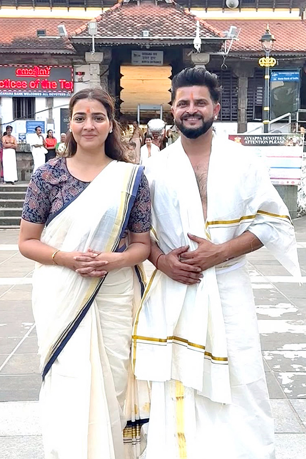 Suresh Raina Pays a Visit to Padmanabhaswamy Temple for Divine Blessings Photos2