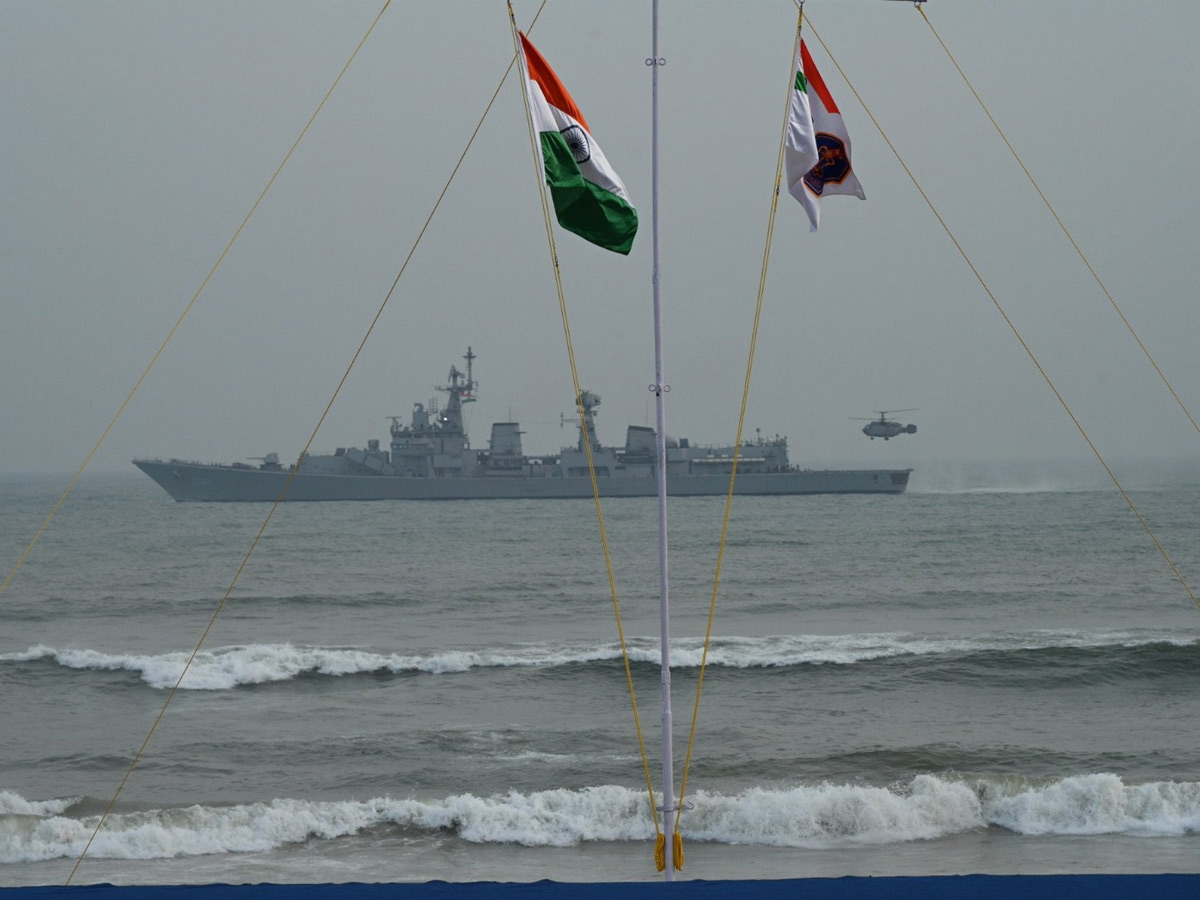 Navy Day celebrations At coast In Puri, Odisha Photos3