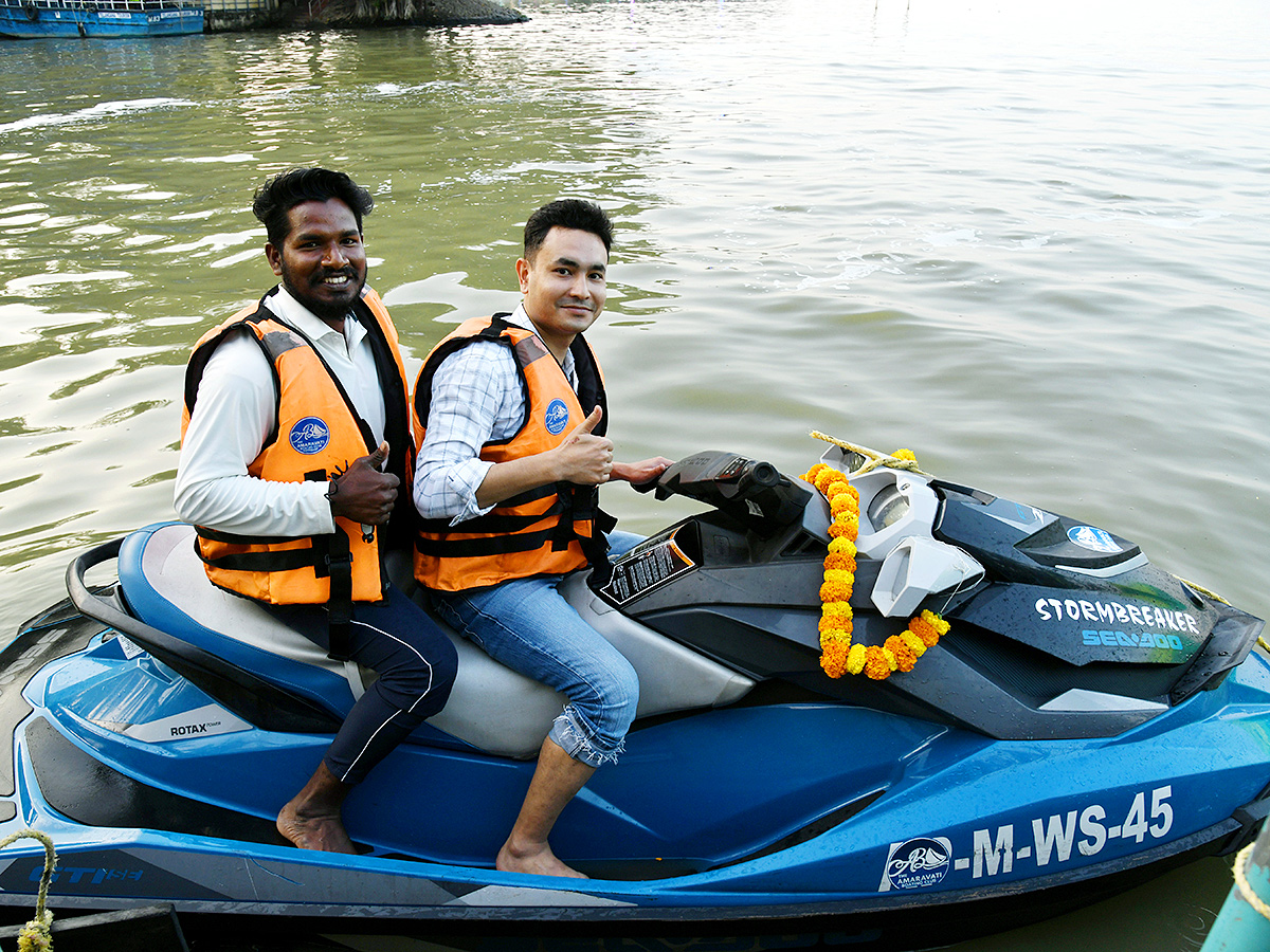 Jupally Krishna Rao Inaugurates Adventure Water Sports In Hussain Sagar9