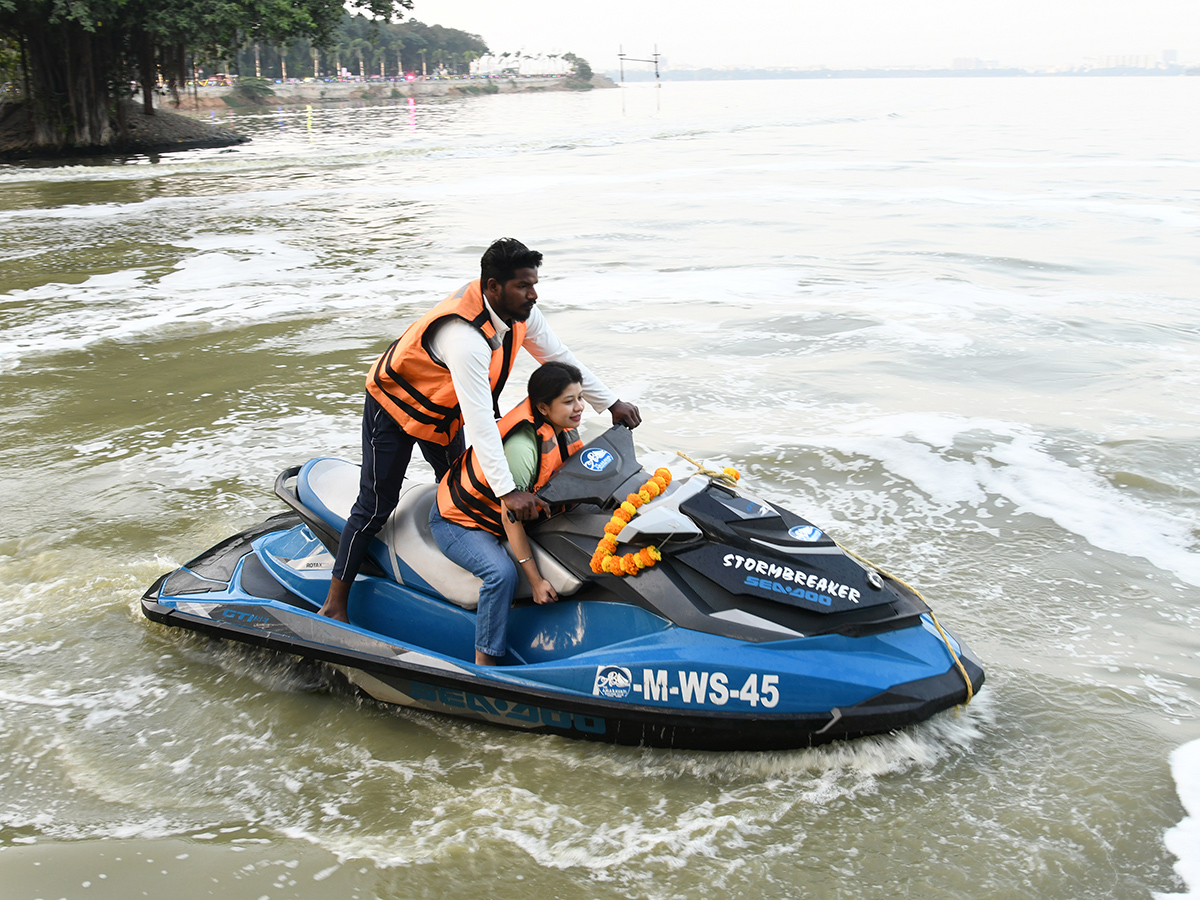 Jupally Krishna Rao Inaugurates Adventure Water Sports In Hussain Sagar10