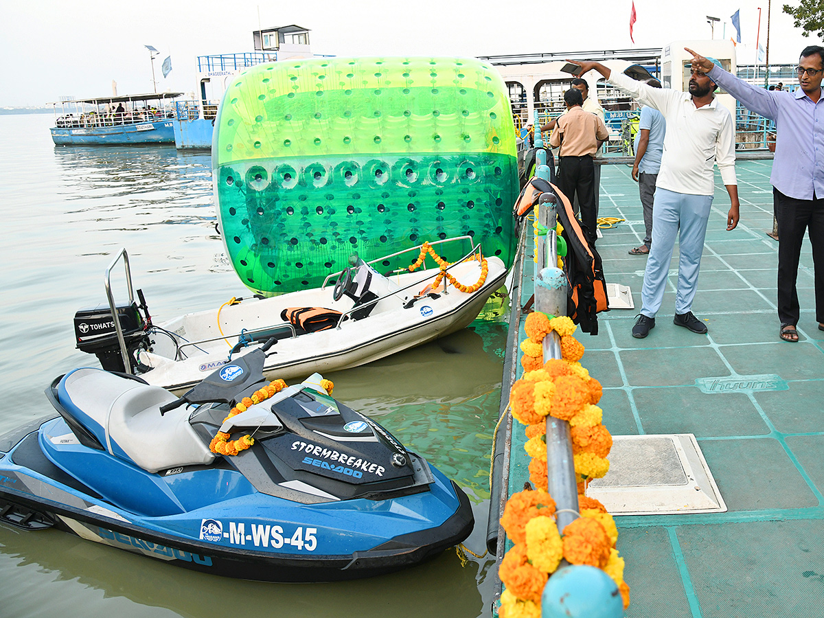 Jupally Krishna Rao Inaugurates Adventure Water Sports In Hussain Sagar18