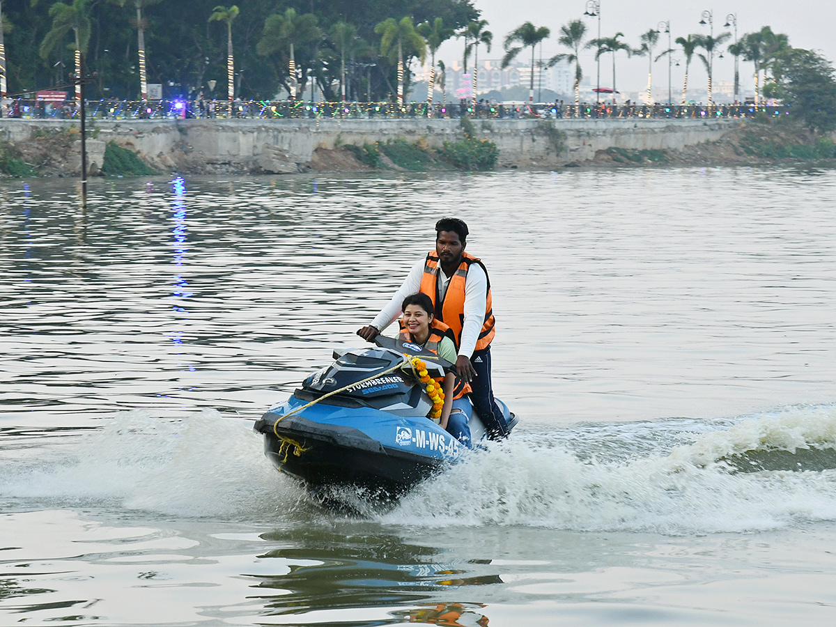 Jupally Krishna Rao Inaugurates Adventure Water Sports In Hussain Sagar4