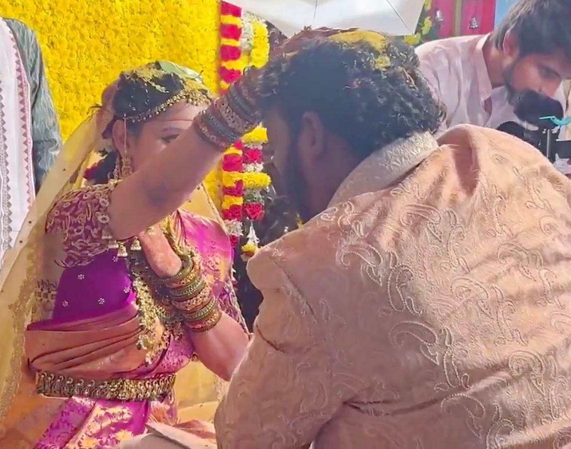 Director Sandeep Raj and actress Chadini get wedding photos goes viral17