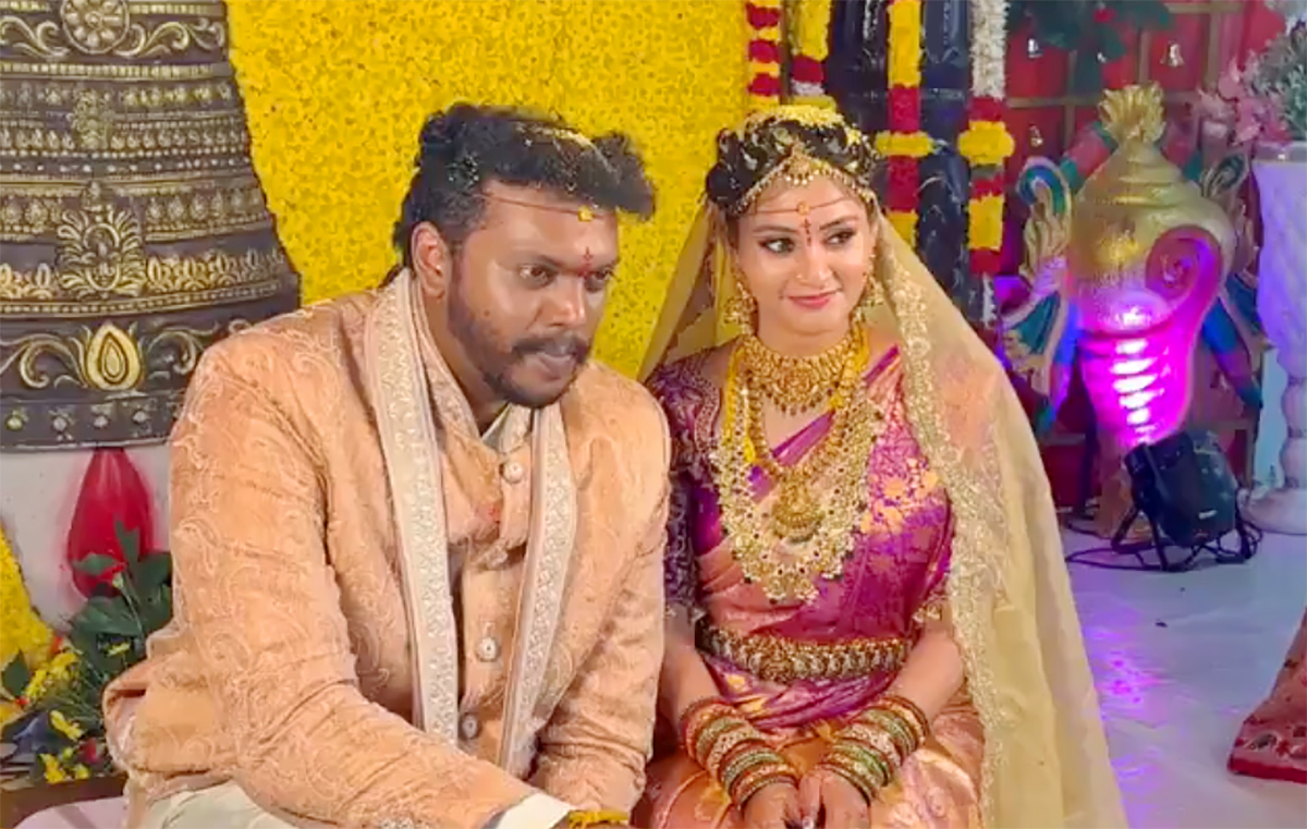 Director Sandeep Raj and actress Chadini get wedding photos goes viral6