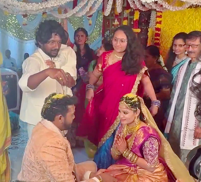 Director Sandeep Raj and actress Chadini get wedding photos goes viral23