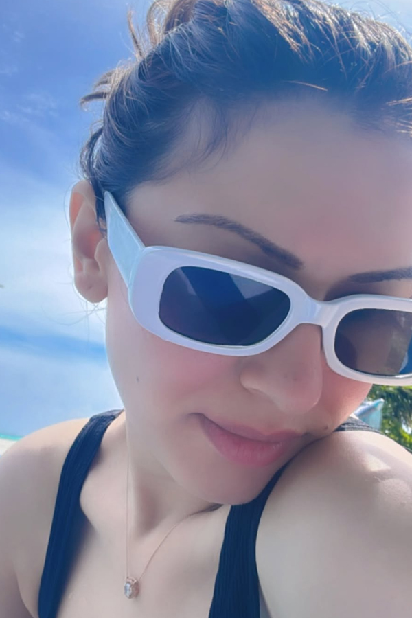 Actress Hansika Motwani Celebrated Wedding Anniversary In Maldives9