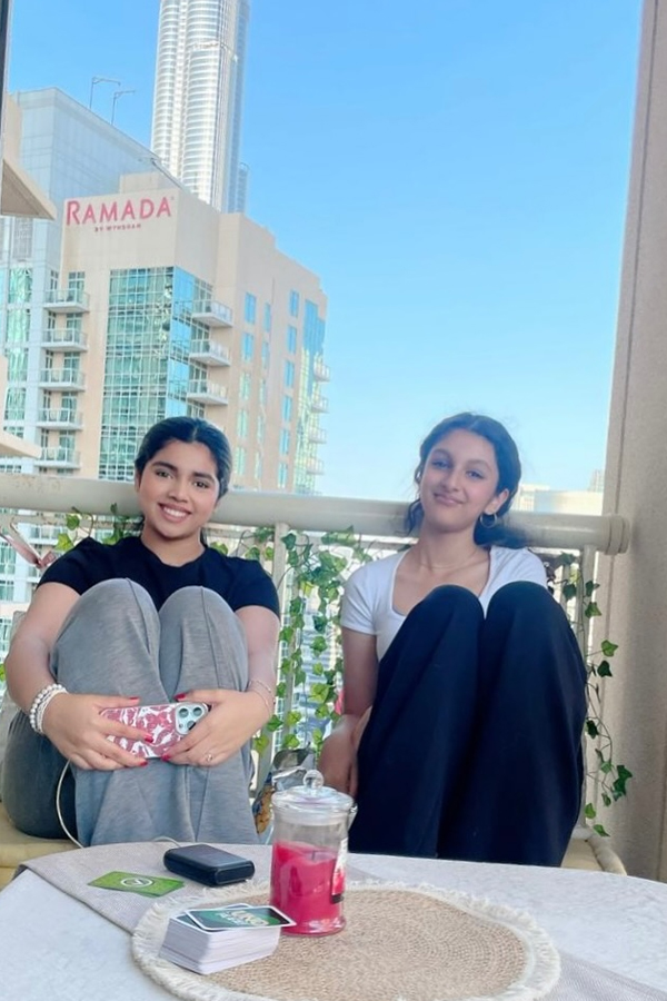 Namrata And Sitara Cute Photos From Their Dubai Tour11