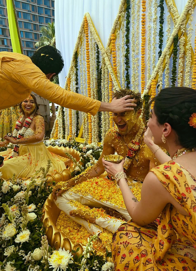 More beautiful than the bride Janhvi Kapoors sister kushi kapoor at the haldi celebrations3