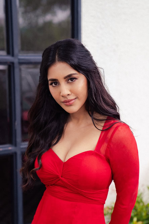 Actress Nabha Natesh Is Blooming Like A Red Rose Photos Viral6