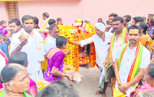 మల్లికార్జునస్వామి శోభాయాత్ర 
2