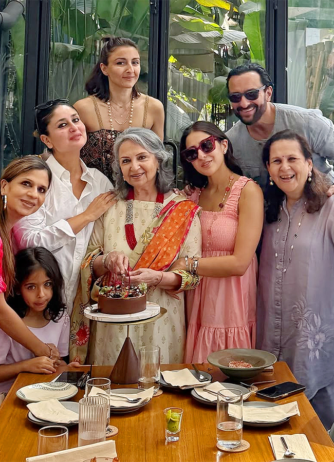 Inside Sharmila Tagore's 80th birthday bash with Saif Ali Khan13