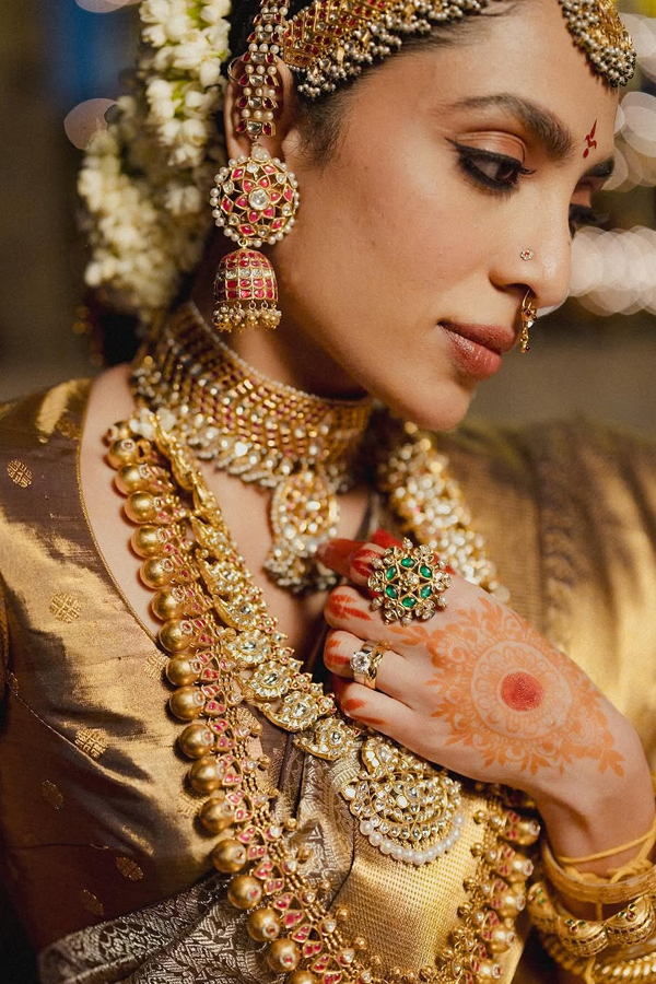 Actress Sobhita Dhulipala Gorgeous Wedding Charm Photos Viral5