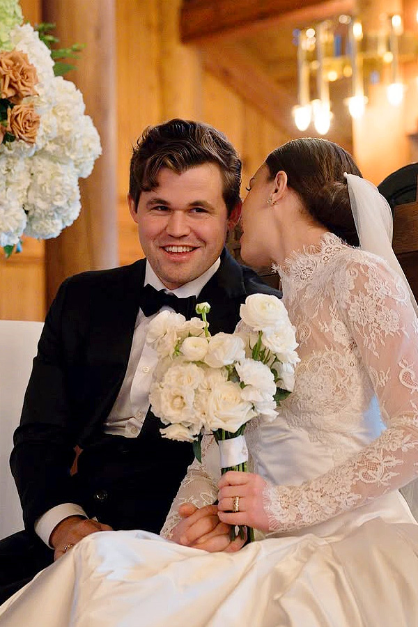 Magnus Carlsen ties the knot with girlfriend Ella Victoria Malone Photos11