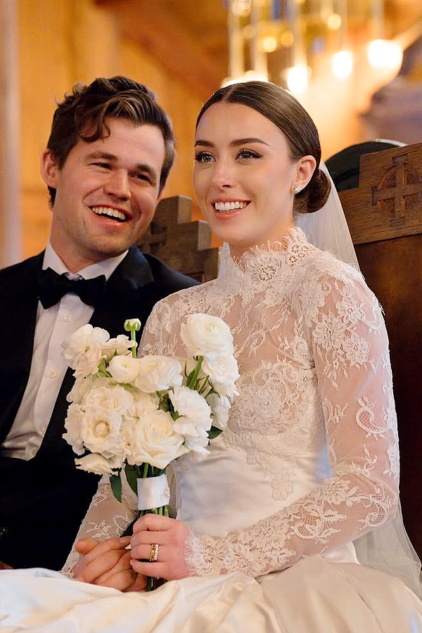 Magnus Carlsen ties the knot with girlfriend Ella Victoria Malone Photos6