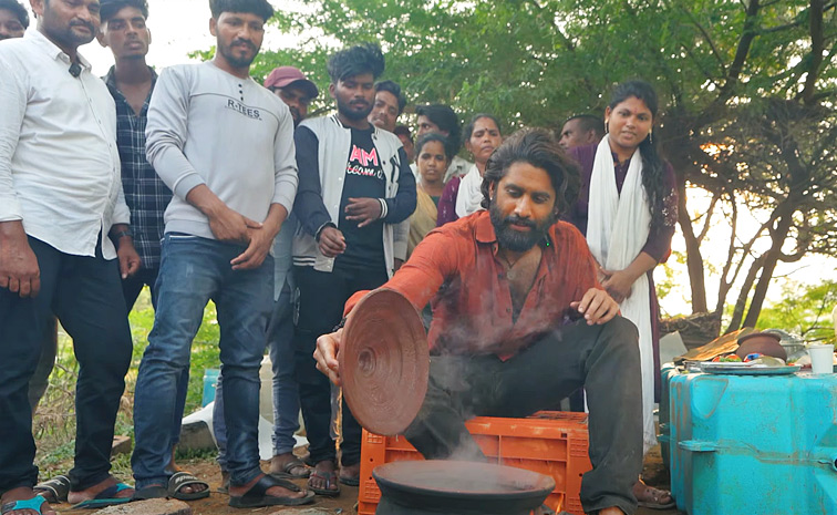 Naga Chaitanya Cooks Fish Curry For Fisherman On The Sets Of Thandel: Photos9