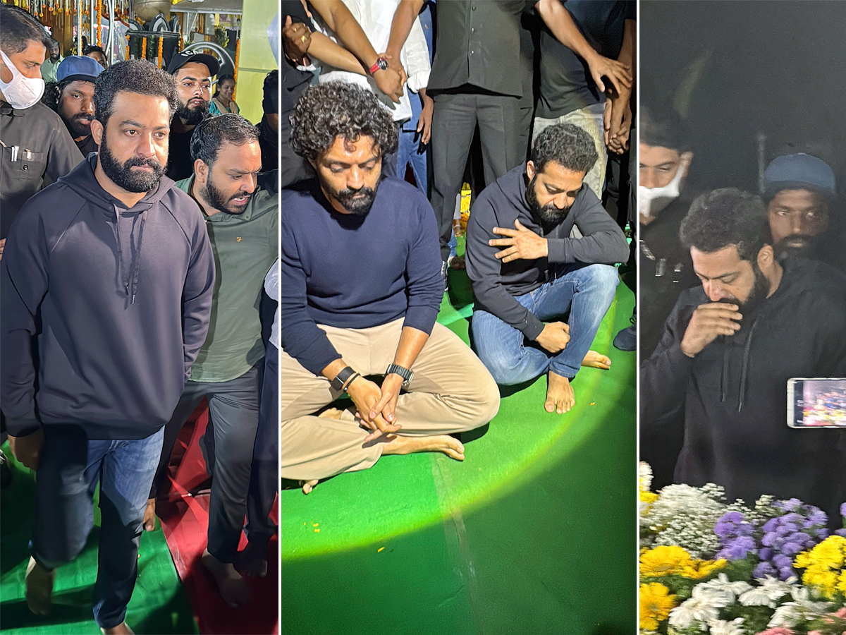 Jr NTR Kalyan Ram Pays Tribute To NTR photos goes viral1