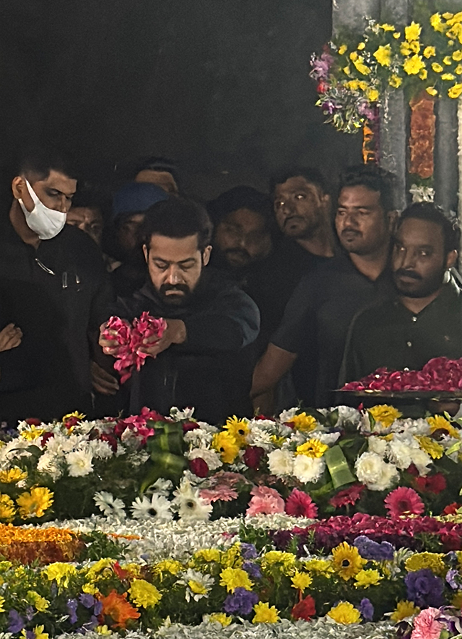 Jr NTR Kalyan Ram Pays Tribute To NTR photos goes viral3