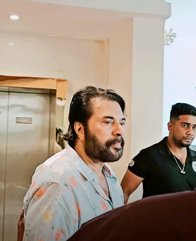 Mammootty and Dulquer Salmaan attend betrothal ceremony of makeup artist George's daughter15