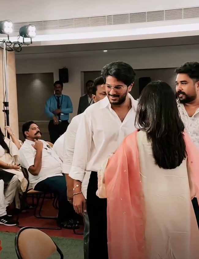 Mammootty and Dulquer Salmaan attend betrothal ceremony of makeup artist George's daughter9