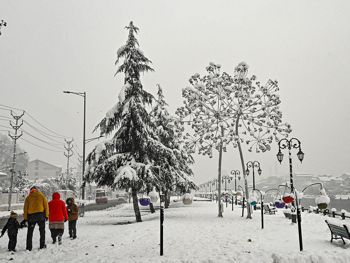 Heavy Snowfall Blankets Kashmir Valley Photos14