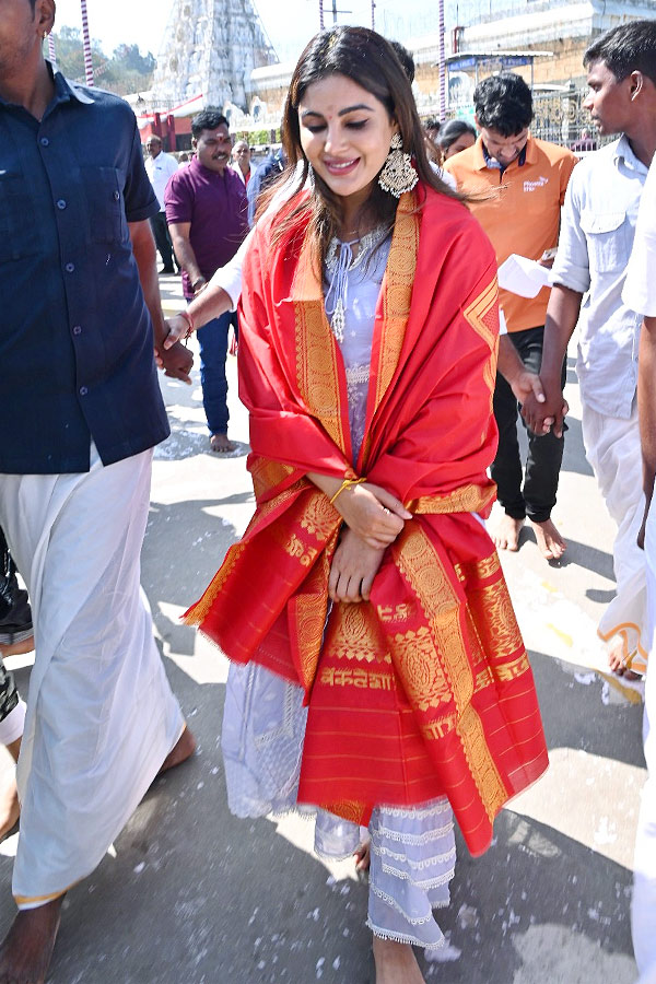 Cinema celebrities visited the Sri Venkateswara Swamy temple in Tirumala Photos14