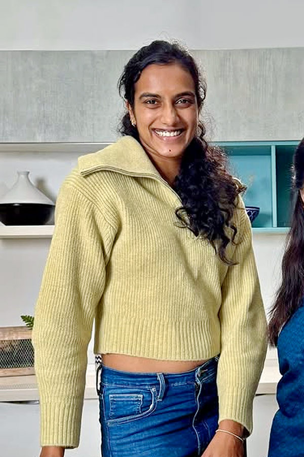 PV Sindhu Post About badminton Academy Foundation Works Has been Laid In Visakhapatnam Photos19