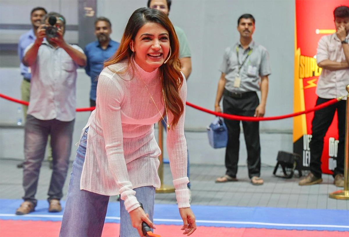 Samantha Launched Chennai Super Champs jersey Event Photos13