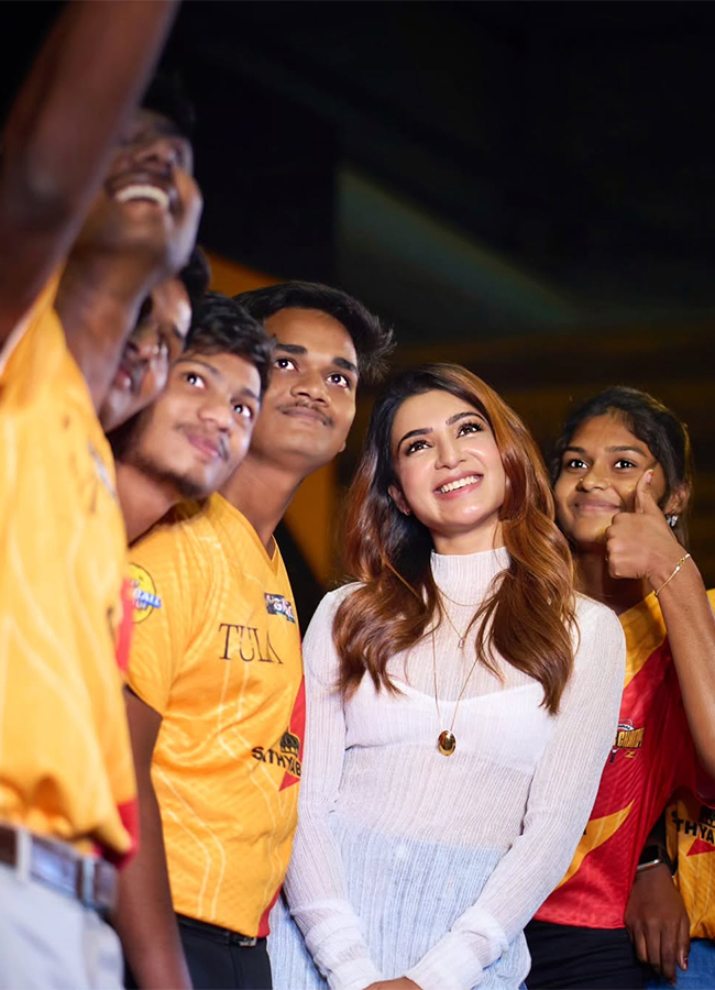 Samantha Launched Chennai Super Champs jersey Event Photos3