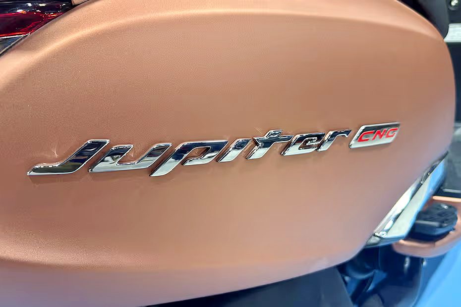 TVS Motor unveiled the world first CNG powered scooter TVS Jupiter 125 CNG at the Bharat Mobility Global Expo 20257