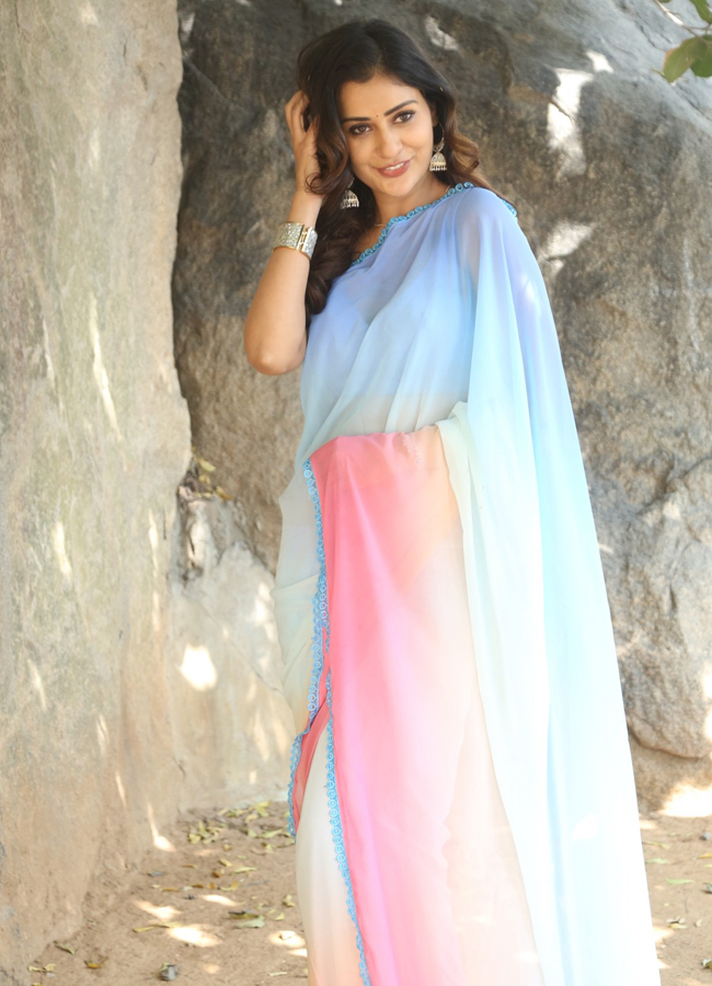 Payal Raj In Decent Saree Look Photos17