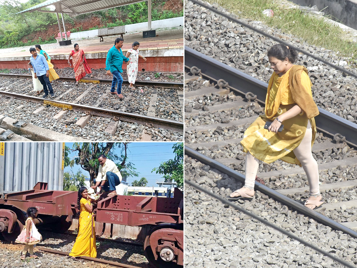 People still careless while crossing Railway level cross1