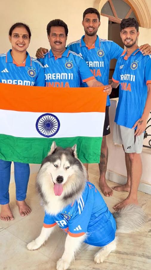 My favorite partner, Tilak Varma posts Photos of his dog in unique t-shirt and glasses12